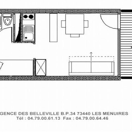 Residence Dorons - Studio Renove - Centre Station - Balcon Mae-1904 Saint-Martin-de-Belleville Kültér fotó